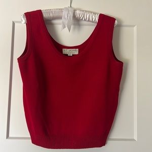 St John Collection by Marie Gray Knit - Red Sz M